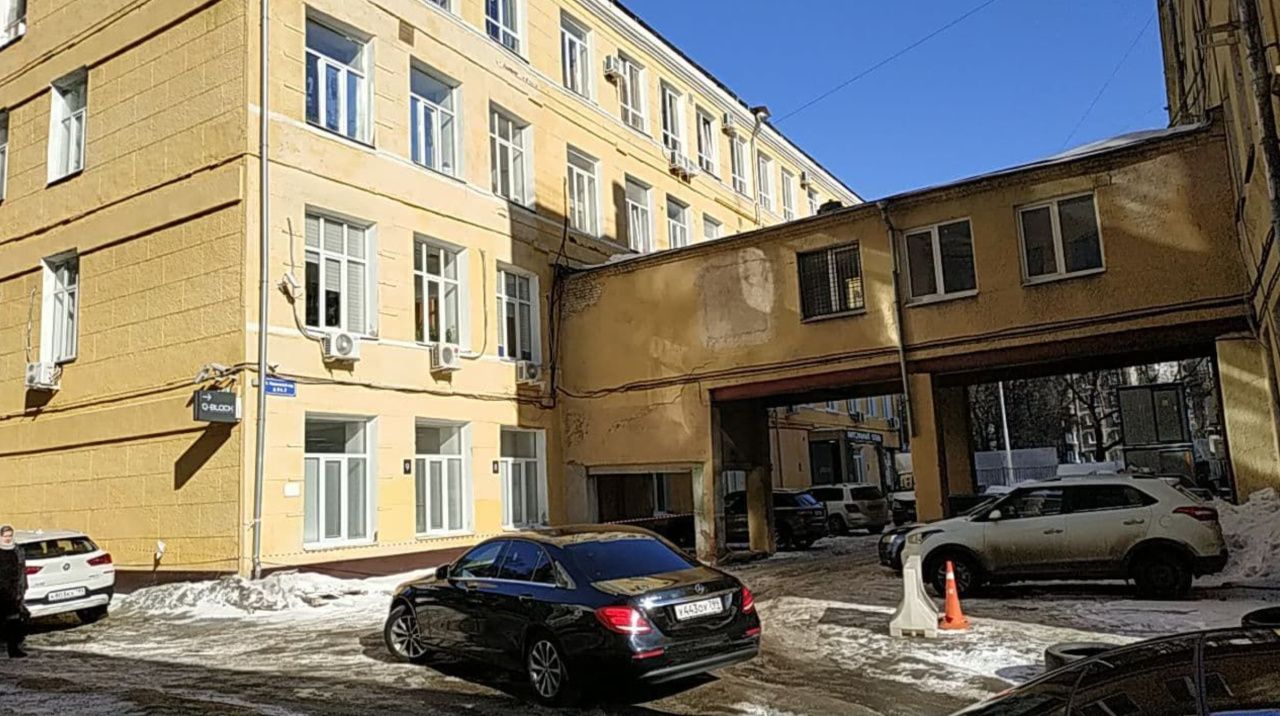 фасад дома, здание по адресу г Москва, Большой Тишинский пер, д 8 стр 2